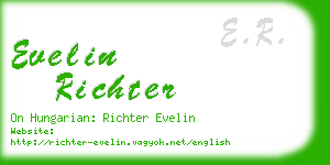 evelin richter business card